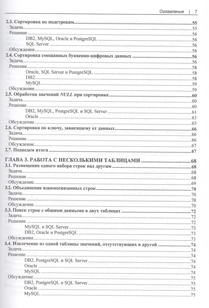 SQL. Receptų rinkinys