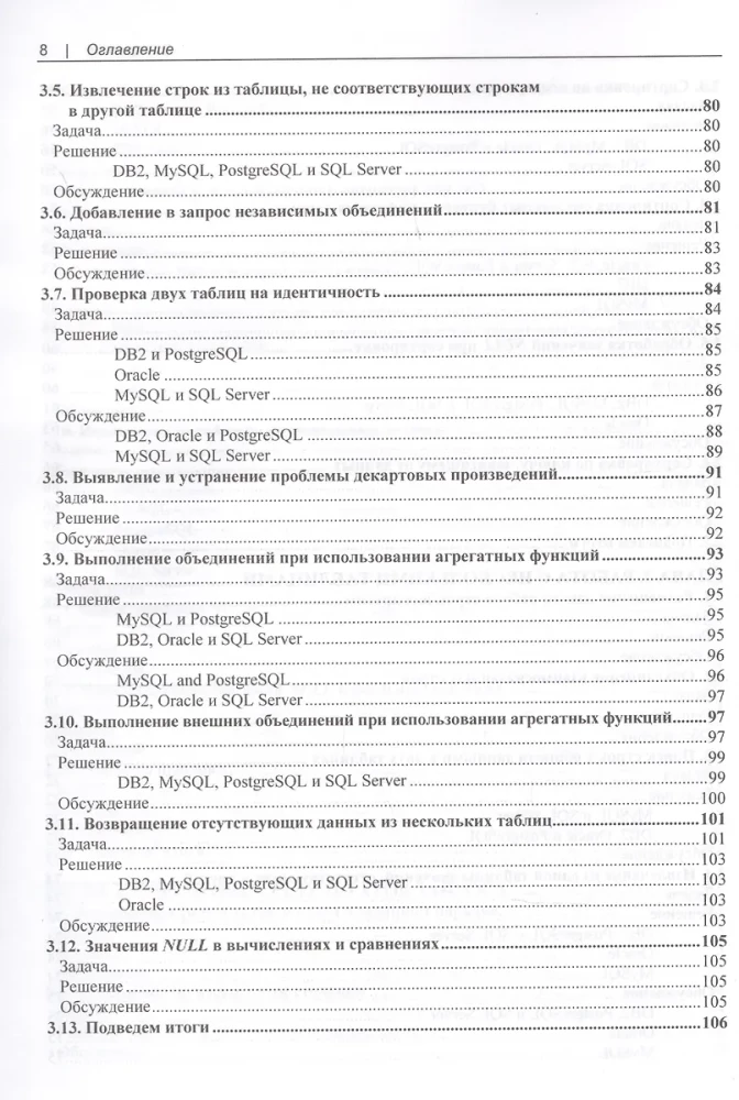 SQL. Receptų rinkinys