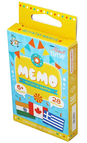 Настольная игра - Мемо. Флаги мира
