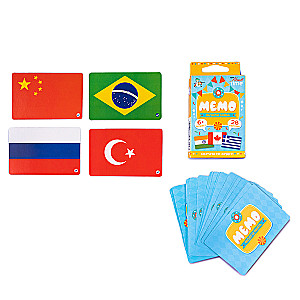 Настольная игра - Мемо. Флаги мира