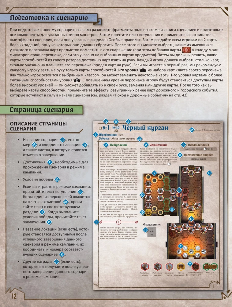 Настольная игра - Gloomhaven. Мрачная гавань