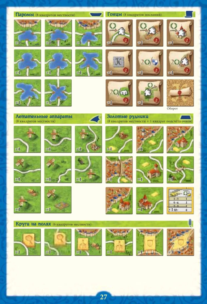 Настольная игра - Каркассон (Carcassonne). Big Box