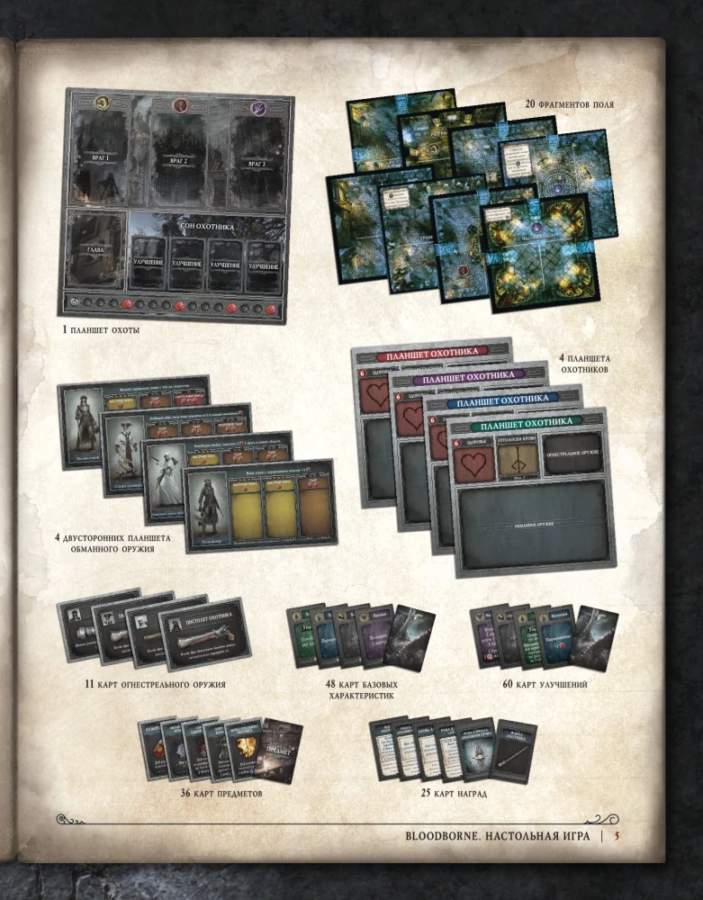 Настольная игра - Bloodborne. Порождение крови