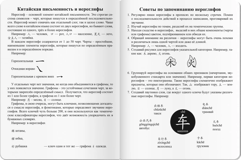 Zināšanu burtnīca ķīniešu hieroglifiem (Zaļais pūķis)