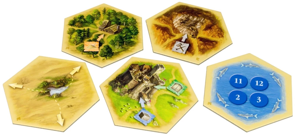 Настольная игра - Колонизаторы. Купцы и варвары (дополнение)