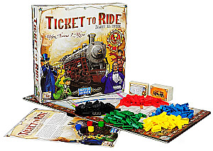 Stalo žaidimas - Ticket to Ride. Amerika