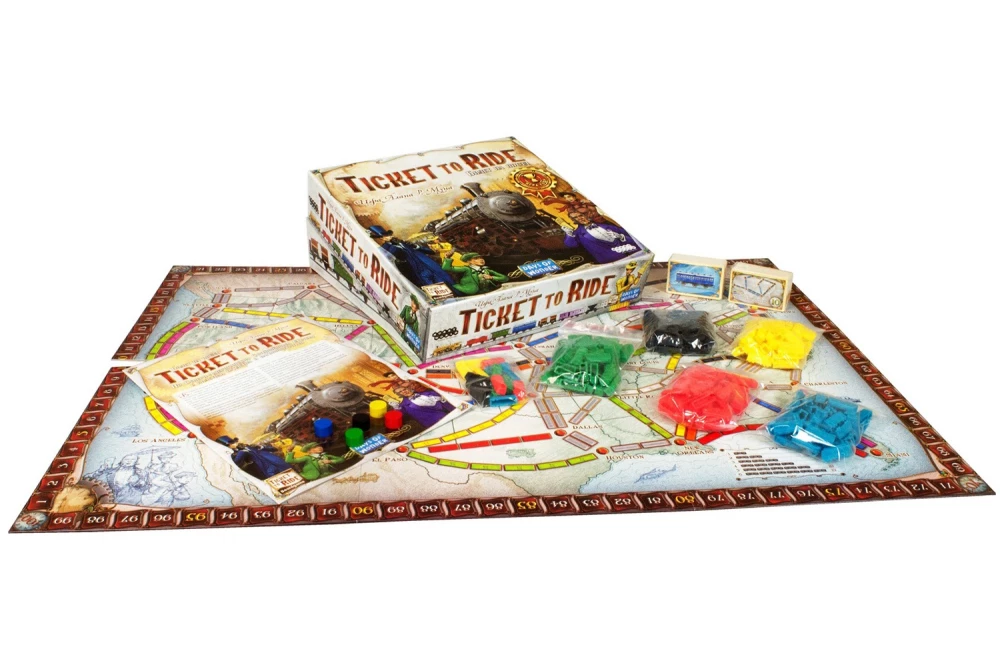 Stalo žaidimas - Ticket to Ride. Amerika