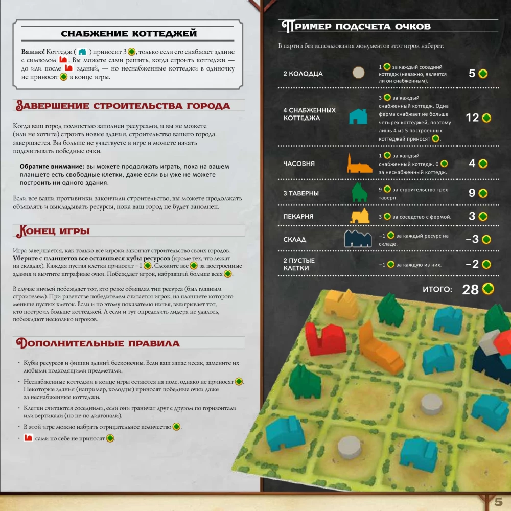 Gra planszowa - Maleńkie miasta (Tiny Towns)