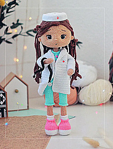 CAREER Gurumi. Favorite Professions. 6 Crochet Dolls