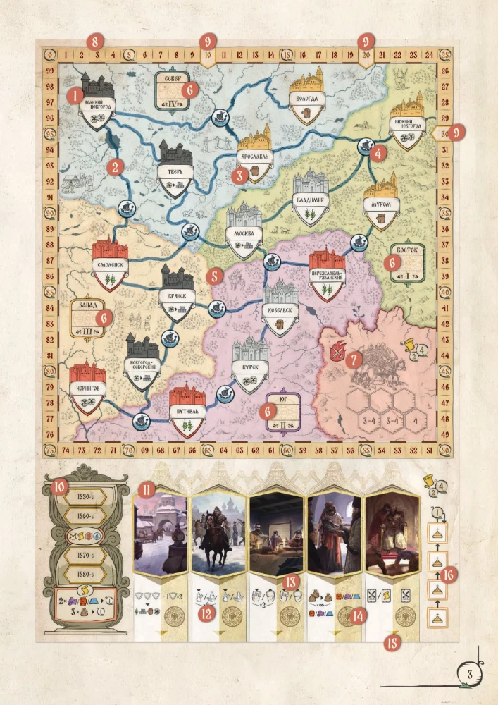 Настольная игра - Иван Грозный. Первый царь