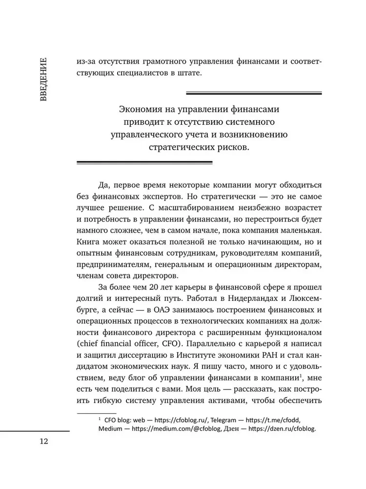 Profession of a financier. How to motivate people and manage money in modern business without forgetting about risks