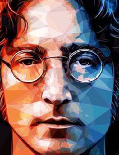 Numbrite pilt - John Lennon