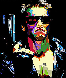 Painting by numbers - Arnold Schwarzenegger