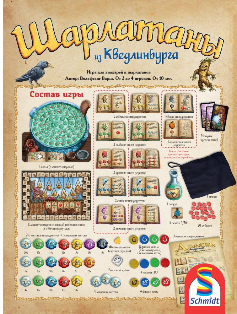 Настольная игра - Шарлатаны из Кведлинбурга