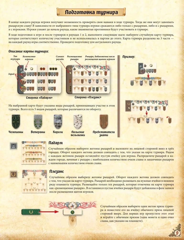 Tabletop Game - The Story of a Knight