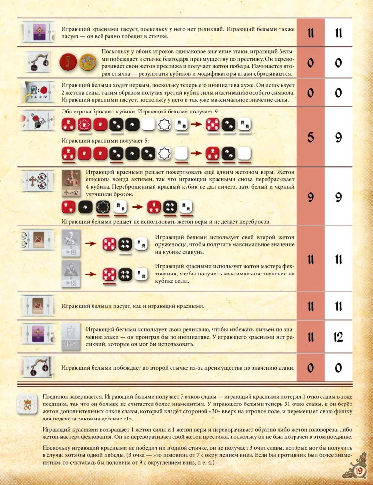 Tabletop Game - The Story of a Knight