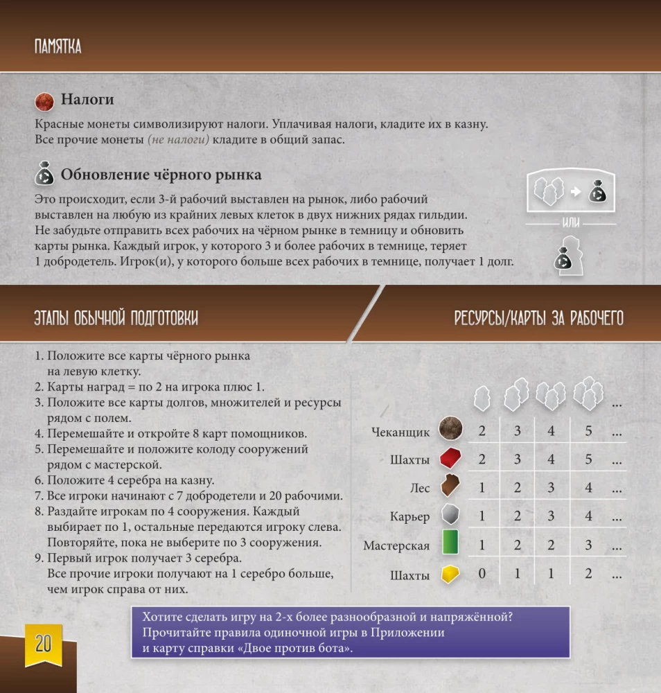 Настольная игра - Архитекторы западного королевства
