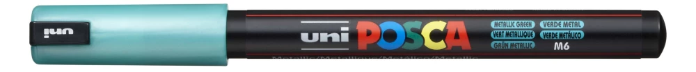 Marker UNI Posca PC-1MR, roheline-metallik (M6)