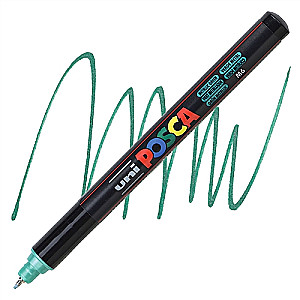 Marker UNI Posca PC-1MR, roheline-metallik (M6)