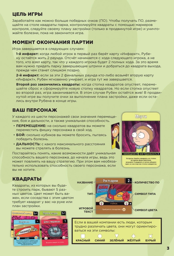 Настольная игра - Рик и Морти. Анатомический парк