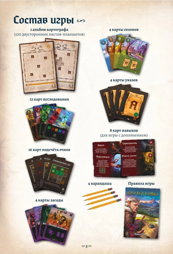 Настольная игра - Картографы