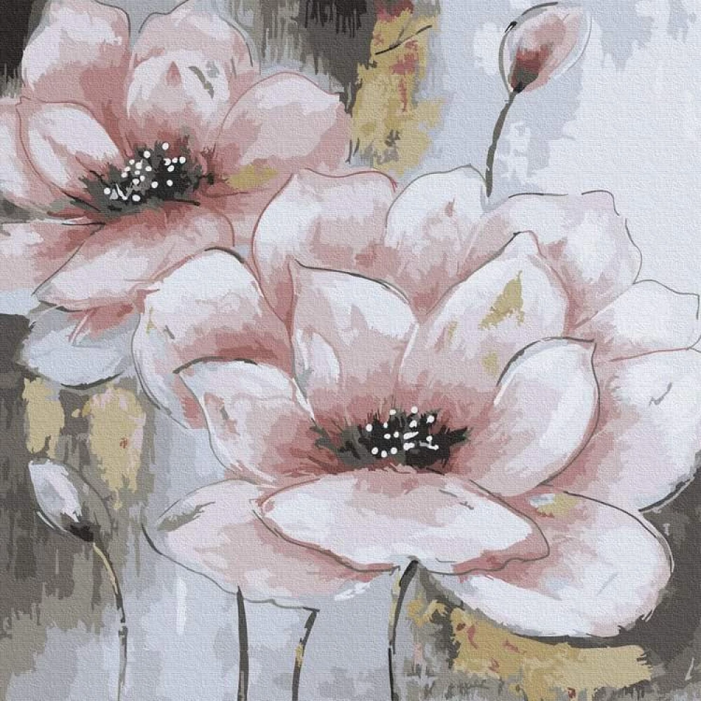 Bilder nach Zahlen - Rose Blumen