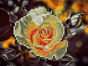 Diamond Mosaic - Tea Rose