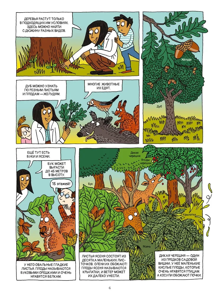 Miškai ir jų gyventojai komiksuose