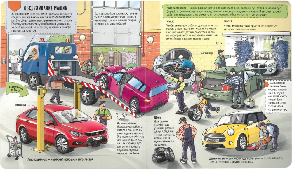 Grāmata ar logiem. Kā ir iekārtots automobilis