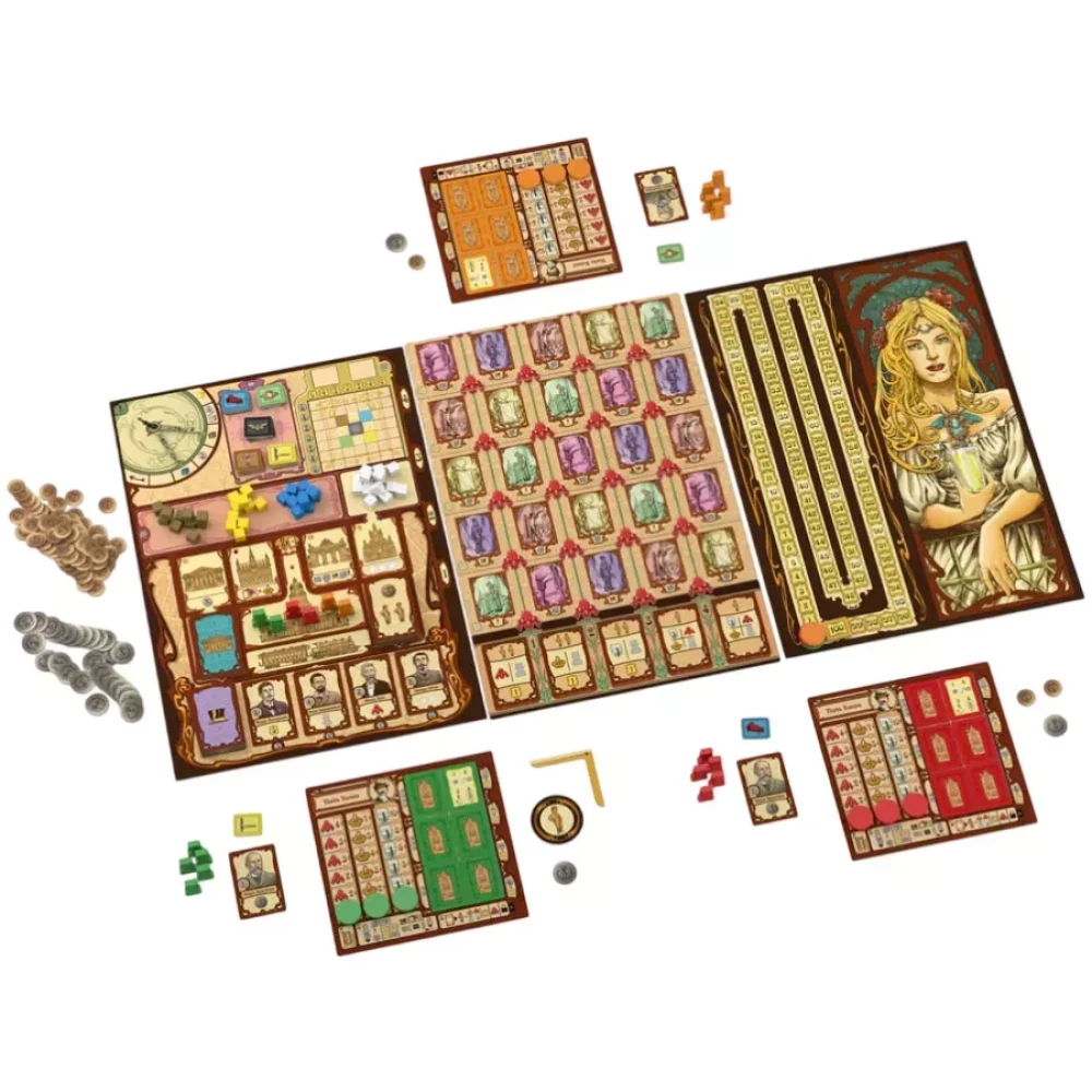 Настольная игра - Брюссель 1893. Прекрасная эпоха