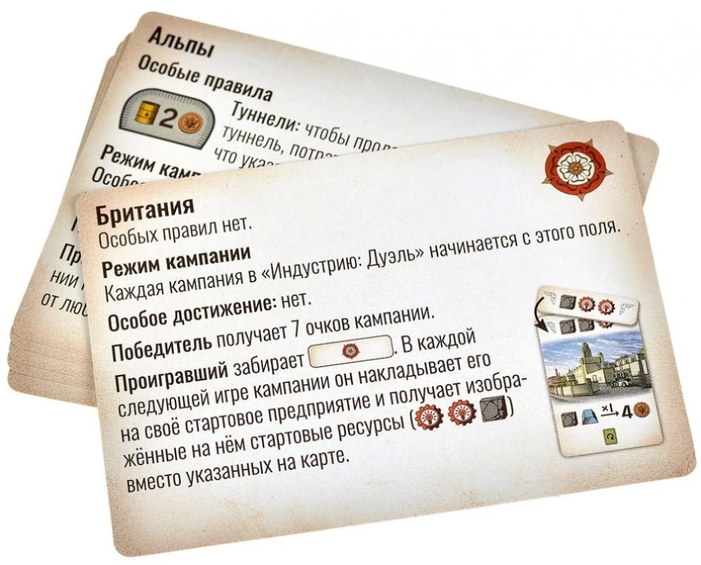 Настольная игра - Индустрия. Дуэль