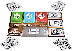 Stalo žaidimas - Meškiukai ir mažyliai