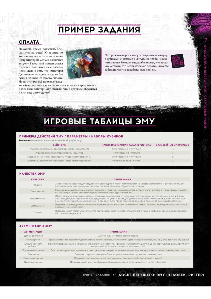 Brettspiel - Shadowrun. Die sechste Welt. Starterset