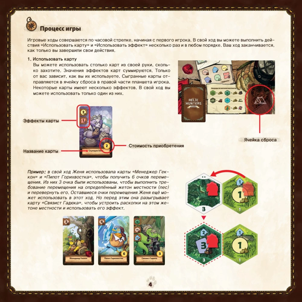 Настольная игра - Охотники за реликвиями