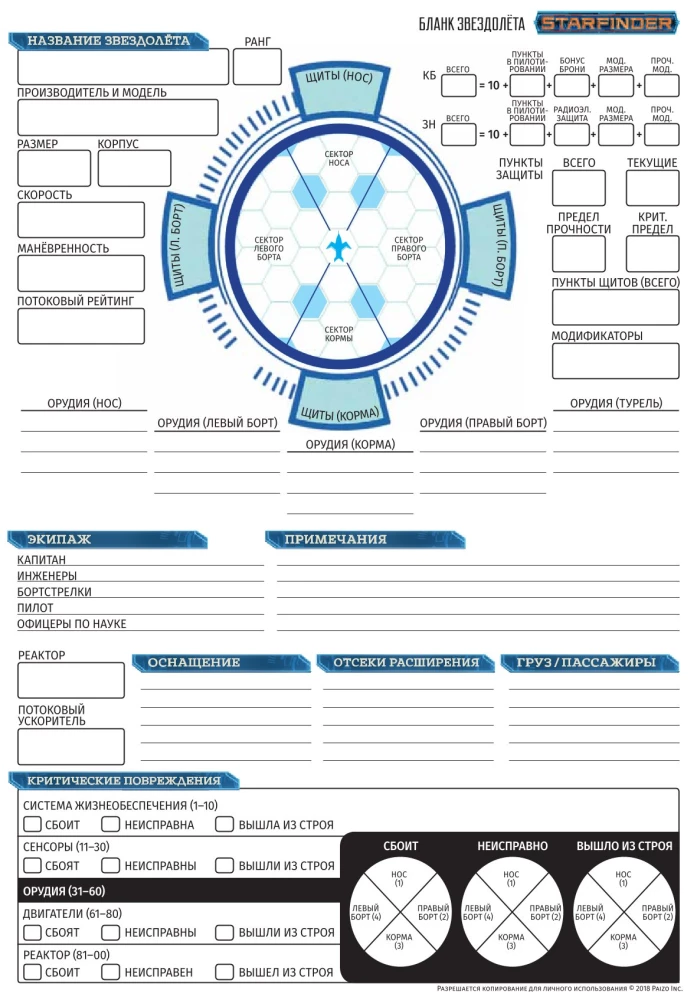 Brettrollenspiel - Starfinder. Starter-Set