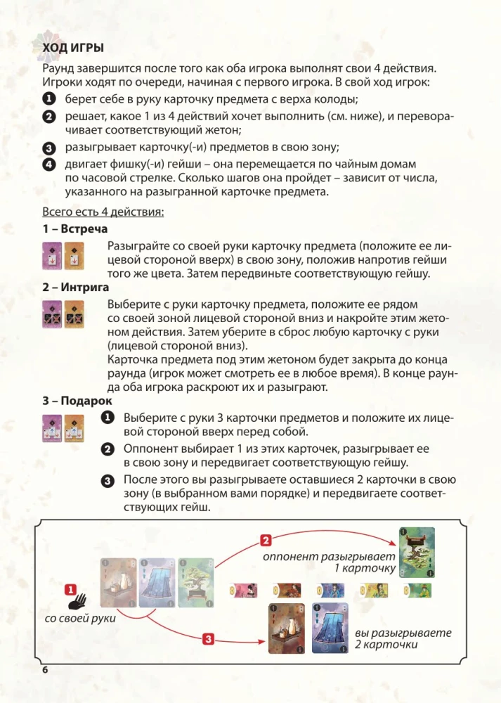 Настольная игра - Путь лепестка. Вечер в Киото
