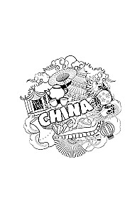 China. Der Weg zu den Himmlischen. Anti-Stress Ausmalbuch
