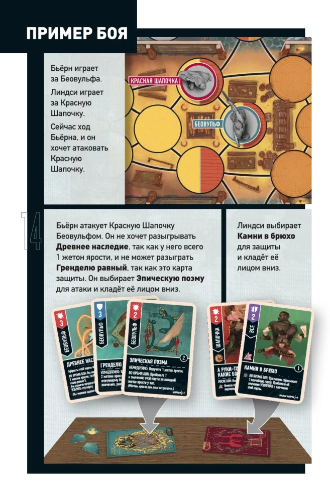 Brettspiel - Rotkäppchen vs Beowulf
