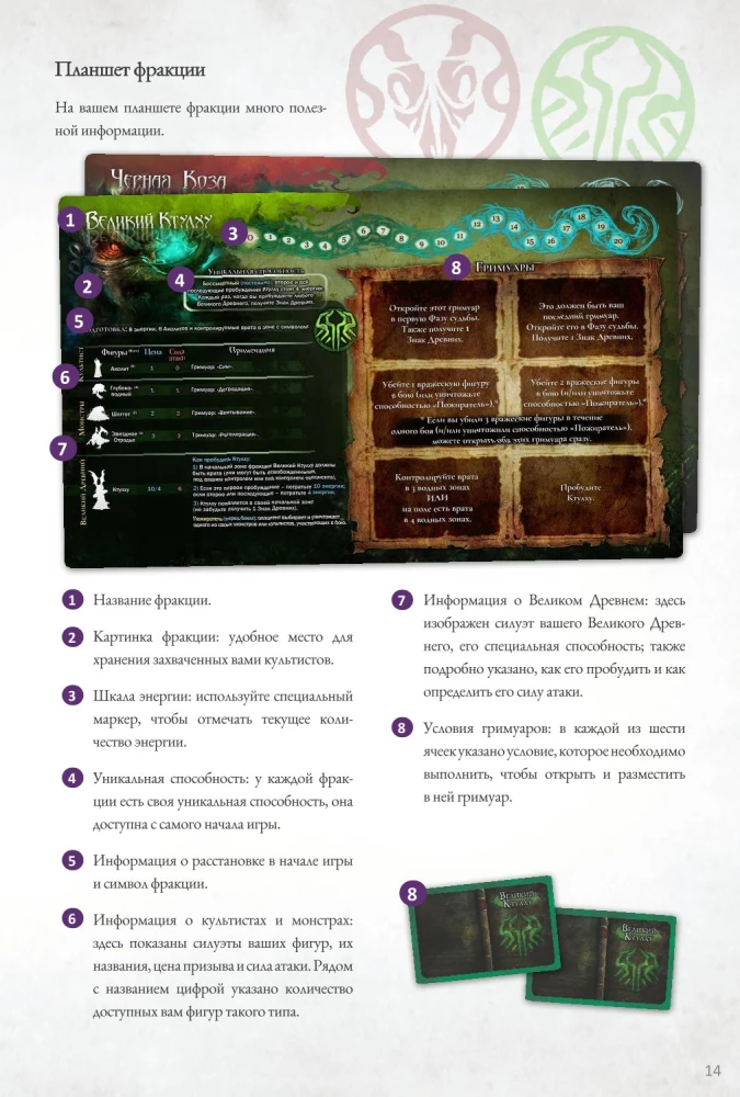 Настольная игра - Войны Ктулху. Дуэль