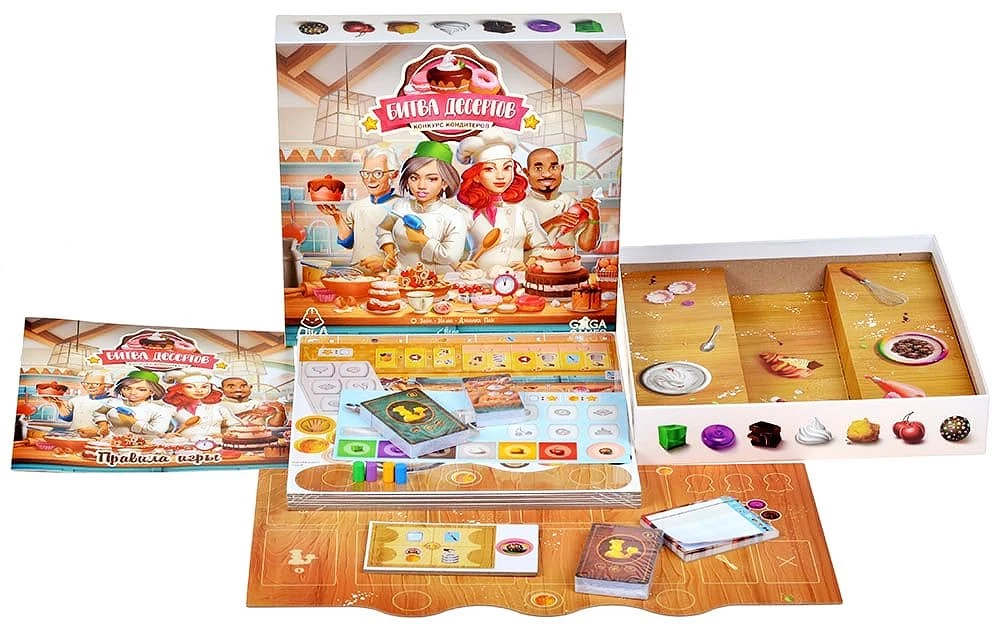 Настольная игра - Битва десертов. Конкурс кондитеров