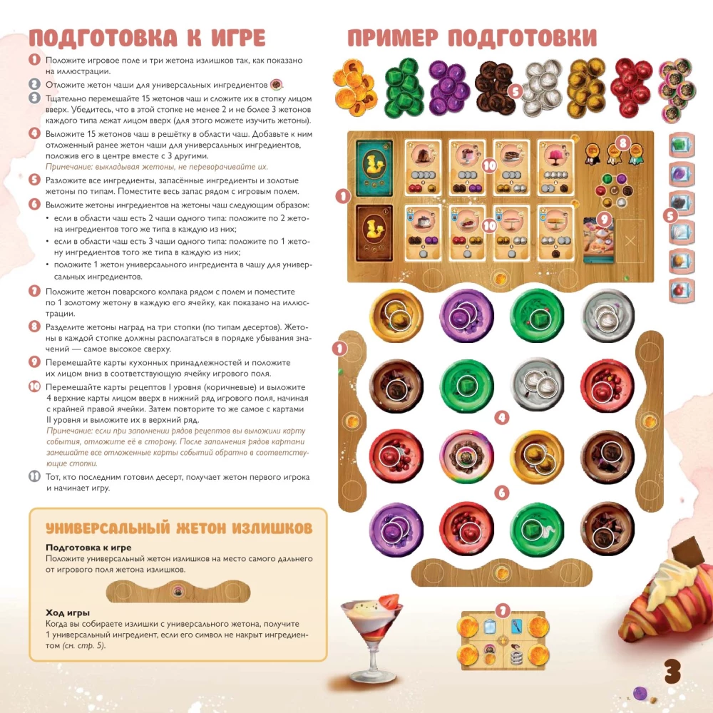 Настольная игра - Битва десертов. Конкурс кондитеров
