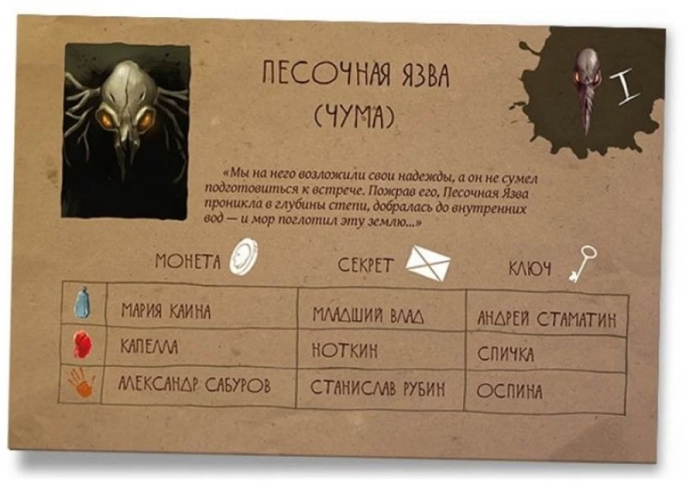 Настольная игра - Мор. Утопия