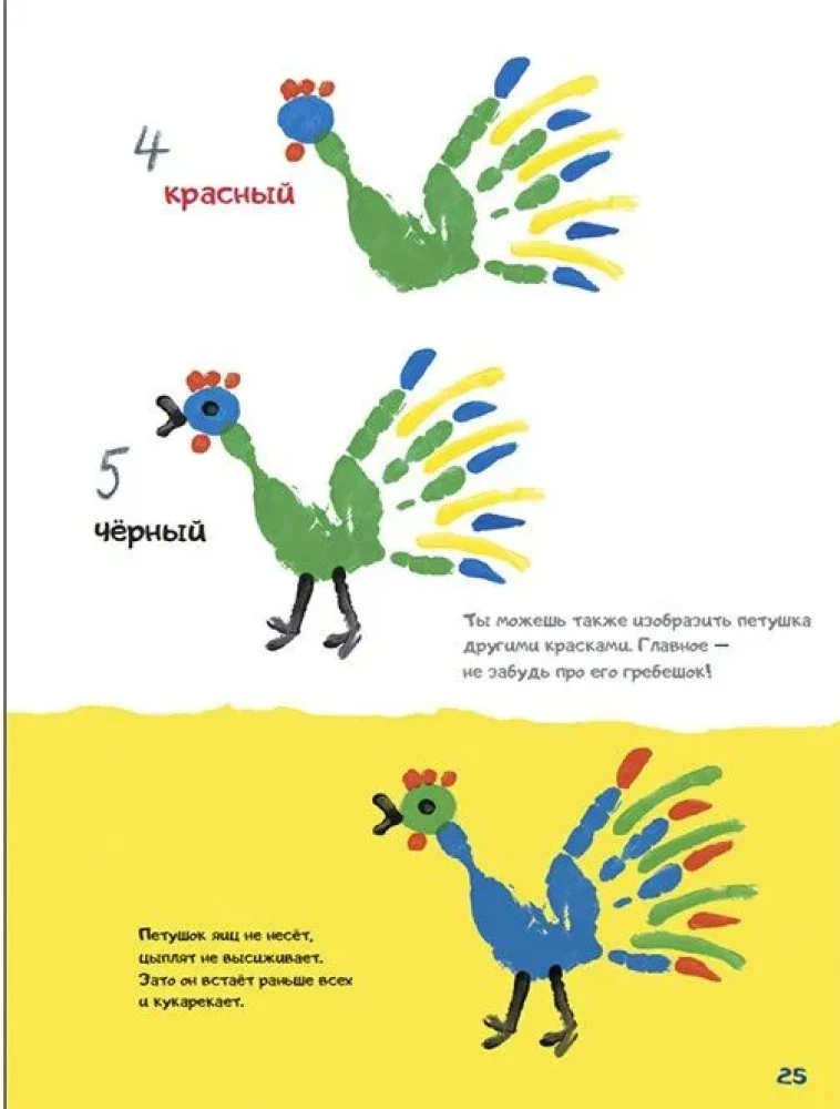 Кляксы. Рисуем  пальчиками и ладошками
