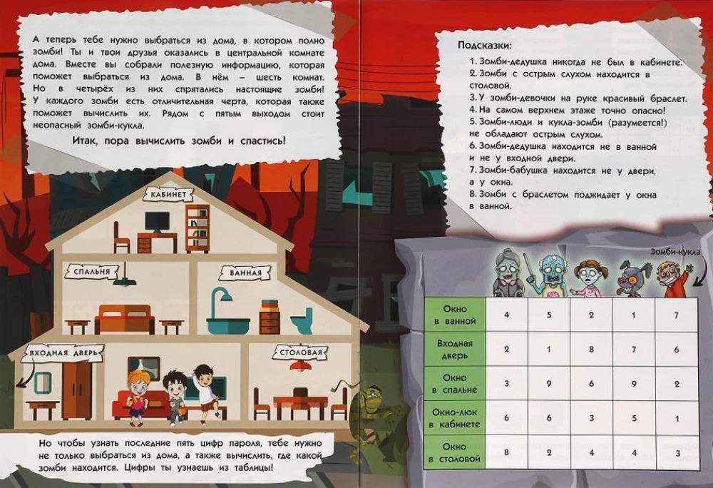 Zombisiti. Gruselige Aktivitäten