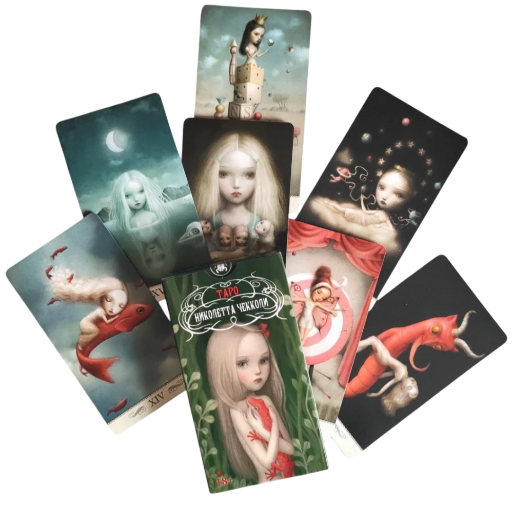 Nikoletos Čekkolio tarot - 78 kortų (be rėmelio)