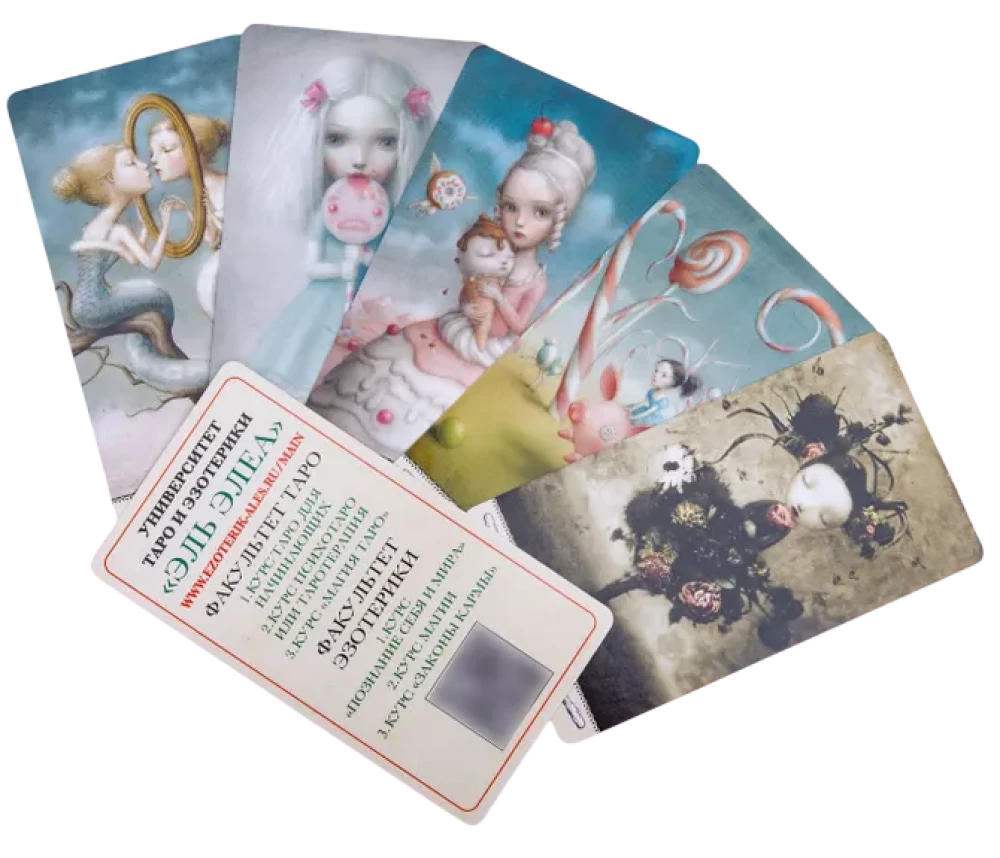 Nikoletos Čekkolio tarot - 78 kortų (be rėmelio)