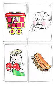 Cards for Sound and Syllable Analysis of Words. On the Way to the Alphabet. A Guide for Preschoolers