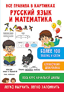 All Rules in Pictures. Russian Language and Mathematics