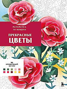 Skaisti ziedi. Krāsošana pēc numuriem
