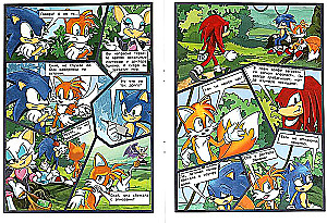 Comics. Abenteuer auf der Insel